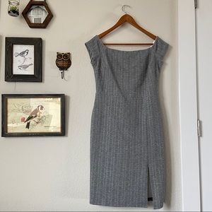 Ali & jay grey fitted dress